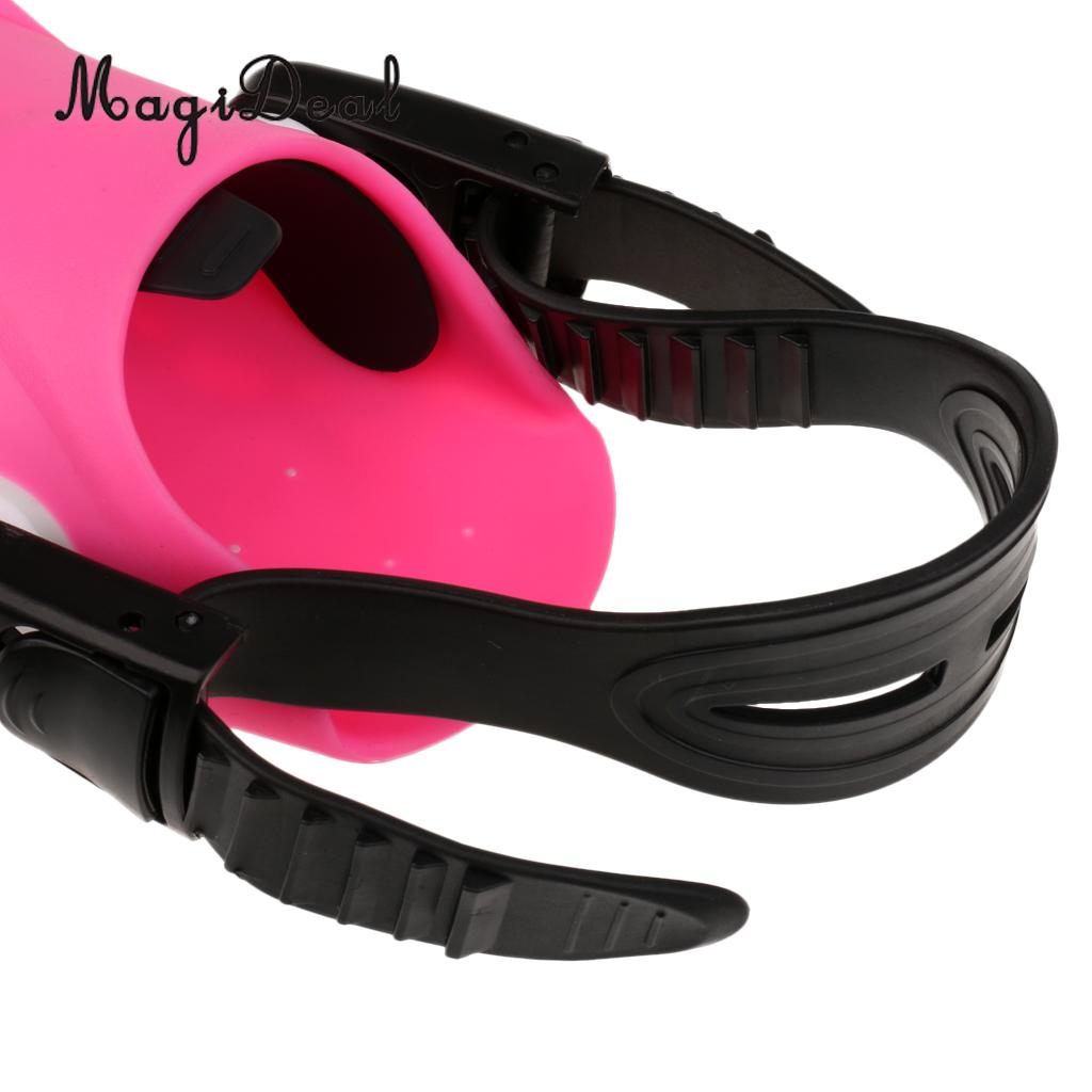 Swim Fins Short Training Open Heel Adjustable Snorkel Flippers For Kids Water Sports Snorkeling Scuba Diving Swimming Pool Acces · v2
